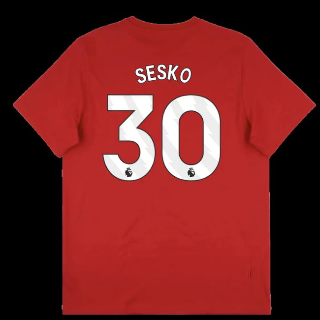 2025-2026 Man Utd Seasonal Graphic Tee (Red) (Sesko 30)