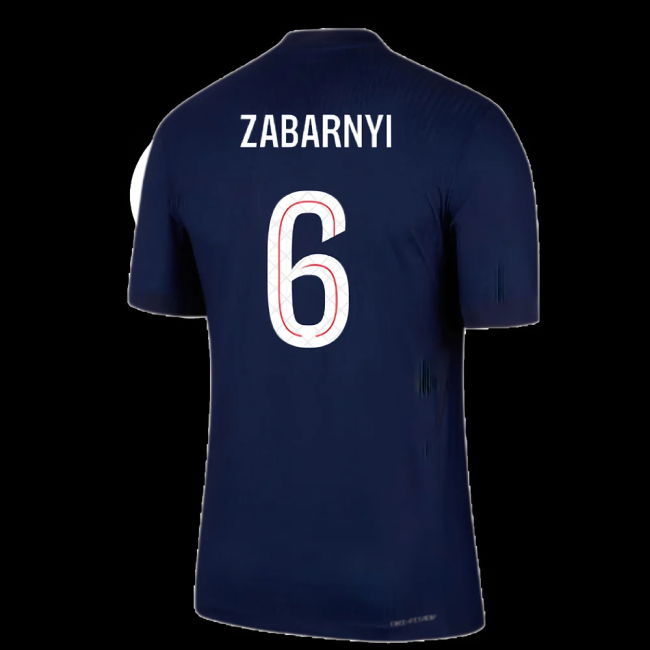2025-2026 PSG Home Dri-Fit ADV Authentic Shirt (Zabarnyi 6)