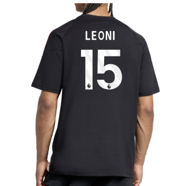 2025-2026 Liverpool Training Tee (Black) (Leoni 15)