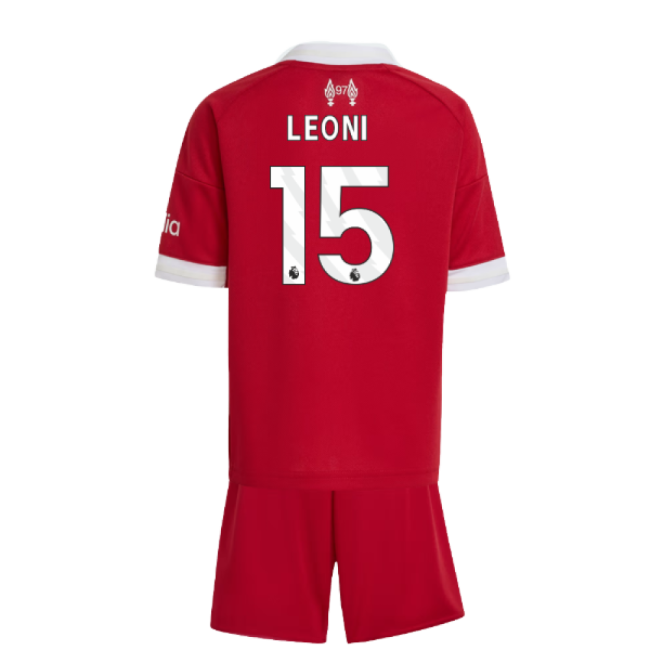 2025-2026 Liverpool Home Mini Kit (Leoni 15)