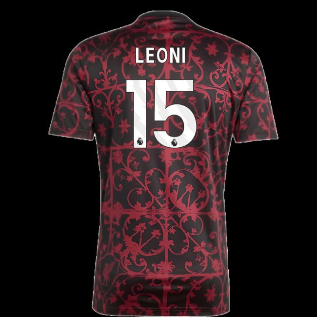 2025-2026 Liverpool Pre-Match Shirt (Black) (Leoni 15)
