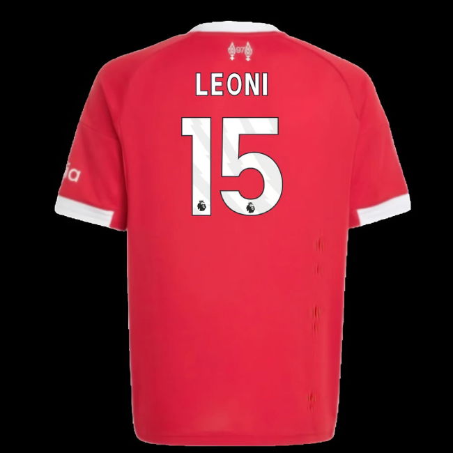 2025-2026 Liverpool Home Shirt (Kids) (Leoni 15)