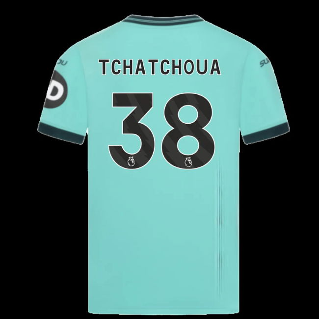 2025-2026 Wolves Away Shirt (Kids) (Tchatchoua 38)