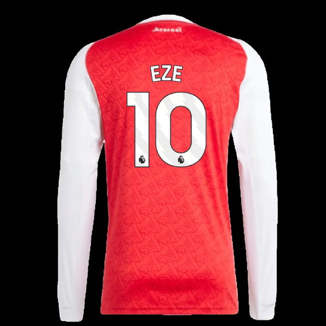 2025-2026 Arsenal Long Sleeve Home Shirt (Eze 10)