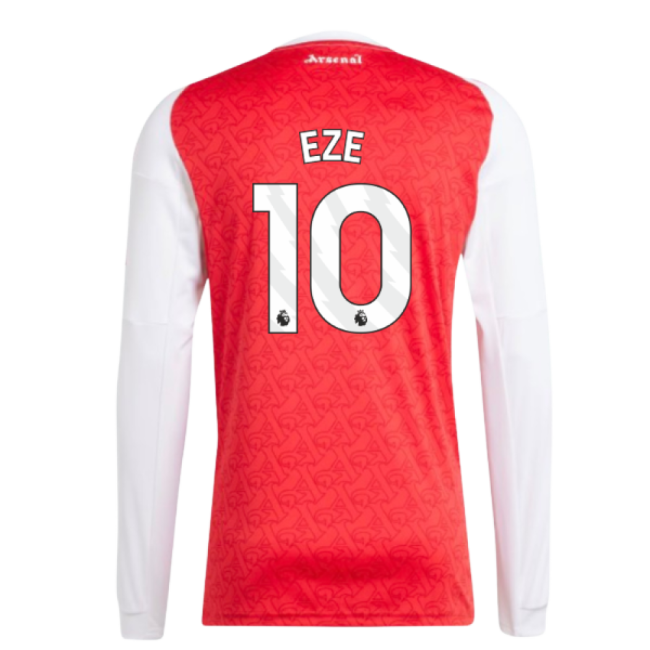 2025-2026 Arsenal Long Sleeve Home Shirt (Eze 10)