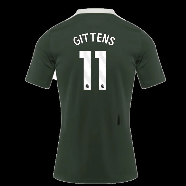 2025-2026 Chelsea Dri-Fit Strike Training Shirt (Green) (Gittens 11)