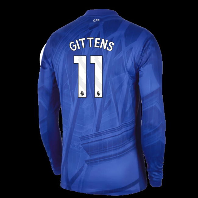 2025-2026 Chelsea Home Long Sleeve Shirt (Gittens 11)