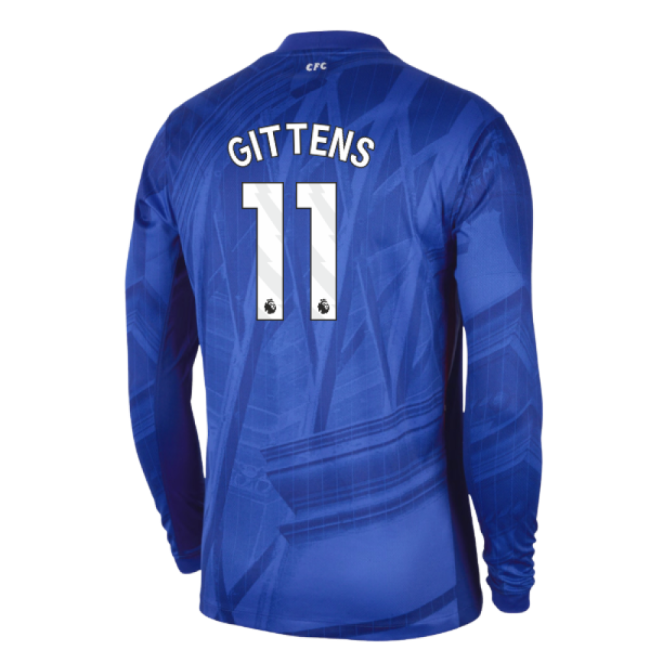 2025-2026 Chelsea Home Long Sleeve Shirt (Gittens 11)