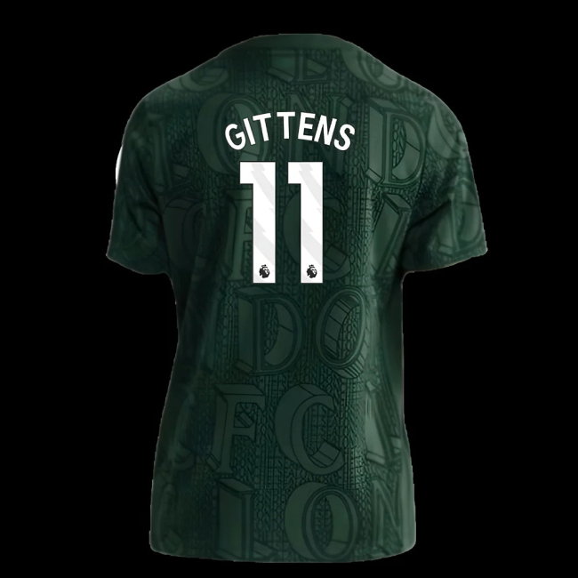 2025-2026 Chelsea Pre Match Shirt (Green) - Kids (Gittens 11)