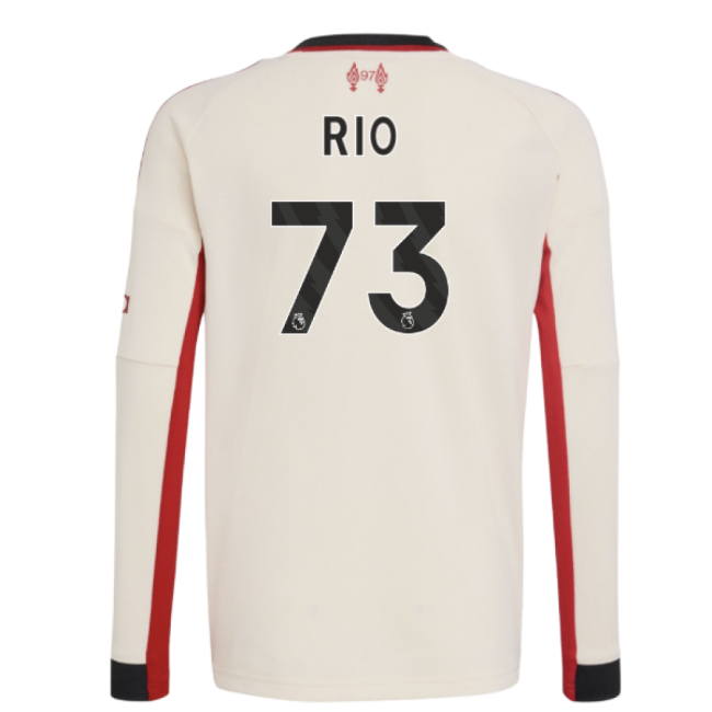 2025-2026 Liverpool Away Long Sleeve Shirt (Kids) (Rio 73)