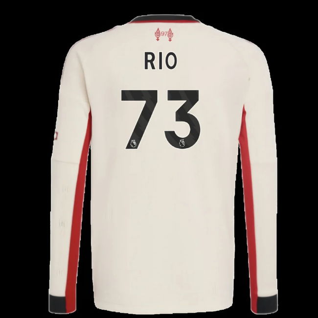 2025-2026 Liverpool Pre-Match Shirt (Black) - Kids (Rio 73)