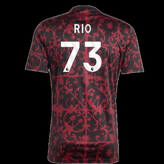 2025-2026 Liverpool Pre-Match Shirt (Black) (Rio 73)