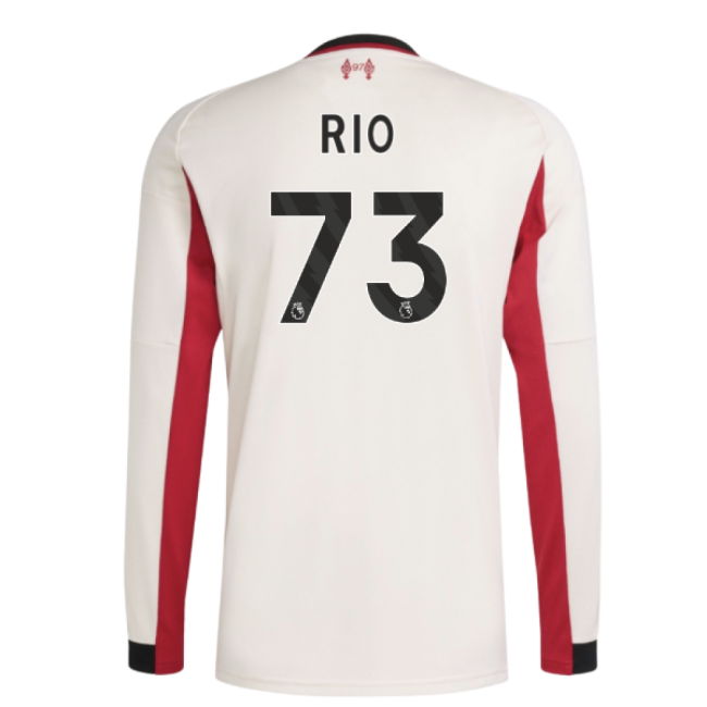 2025-2026 Liverpool Long Sleeve Away Shirt (Rio 73)