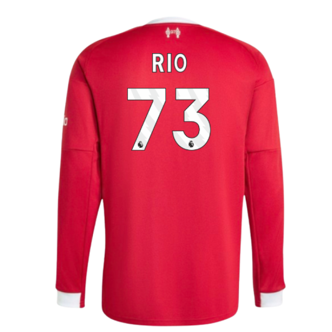 2025-2026 Liverpool Long Sleeve Home Shirt (Rio 73)