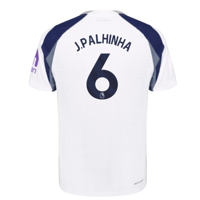 2025-2026 Tottenham Hotspur Authentic Home Shirt (J.Palhinha 6)