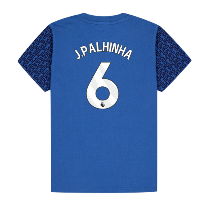 Tottenham Hotspur Graphic T-shirt (Blue) - Kids (J.Palhinha 6)