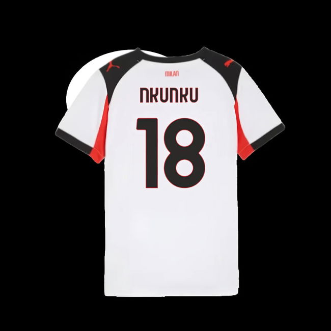 2025-2026 AC Milan Away Shirt (Kids) (Nkunku 18)
