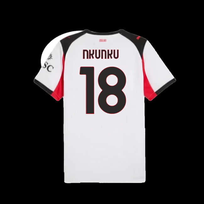 2025-2026 AC Milan Away Shirt (Nkunku 18)