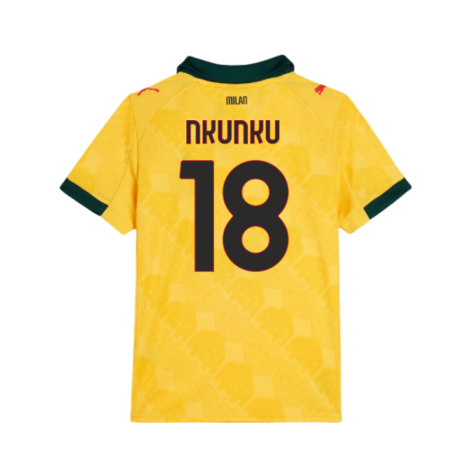 2025-2026 AC Milan Third Shirt (Kids) (Nkunku 18)