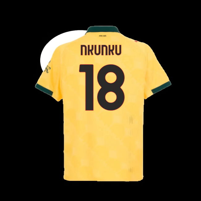 2025-2026 AC Milan Authentic Third Shirt (Nkunku 18)