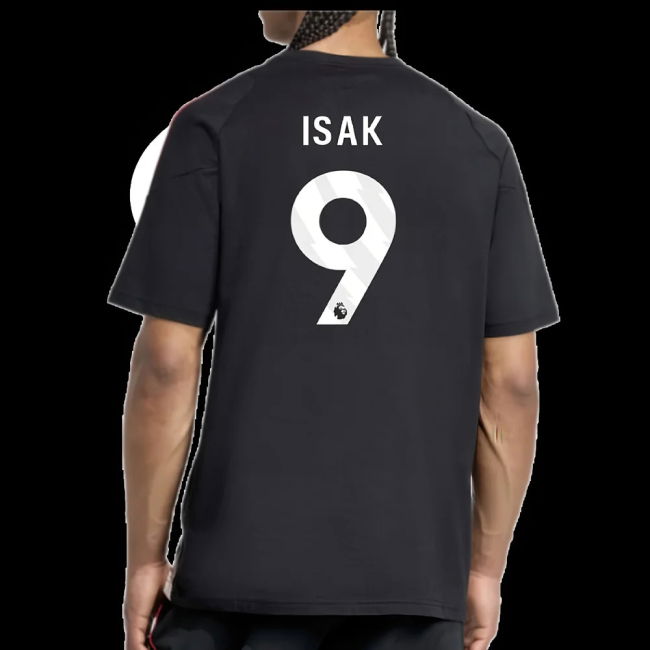 2025-2026 Liverpool Training Tee (Black) (Isak 9)
