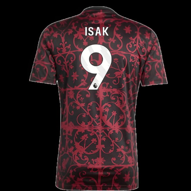 2025-2026 Liverpool Pre-Match Shirt (Black) (Isak 9)