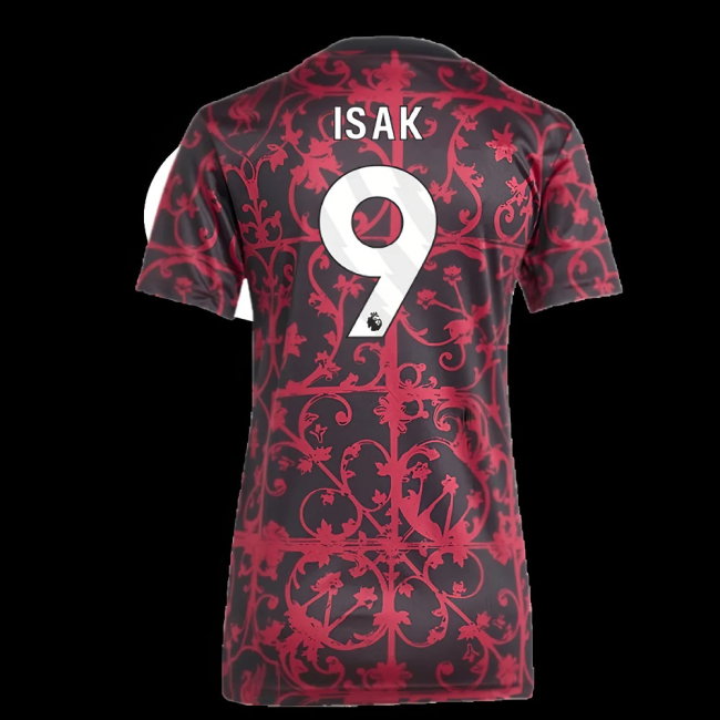 2025-2026 Liverpool Pre-Match Shirt (Black) - Womens (Isak 9)