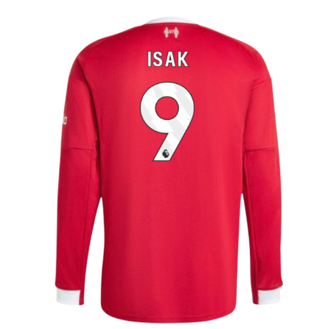 2025-2026 Liverpool Long Sleeve Home Shirt (Isak 9)