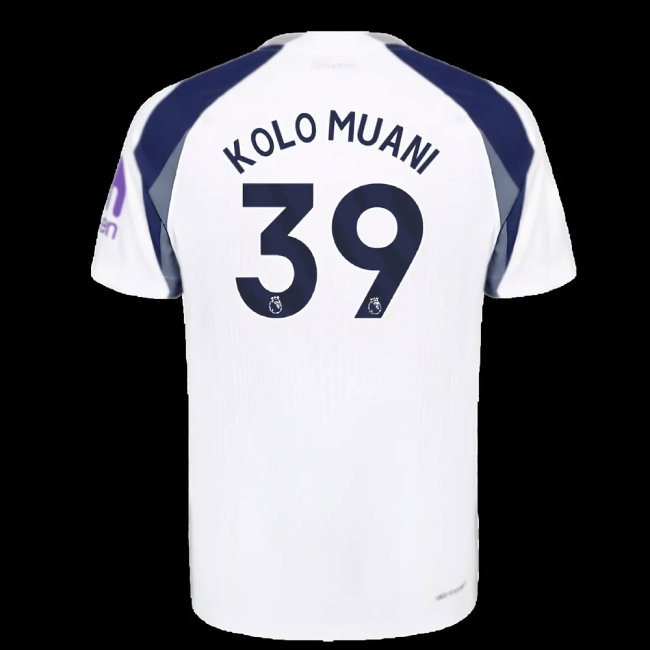 2025-2026 Tottenham Hotspur Authentic Home Shirt (Kolo Muani 39)
