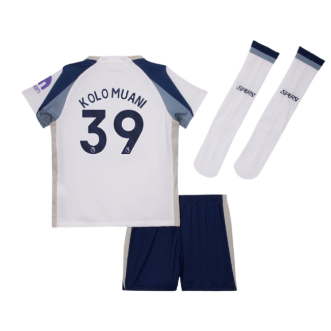 2025-2026 Tottenham Home Little Kids Mini Kit (Kolo Muani 39)