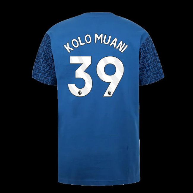 Tottenham Hotspur Graphic T-shirt (Blue) (Kolo Muani 39)