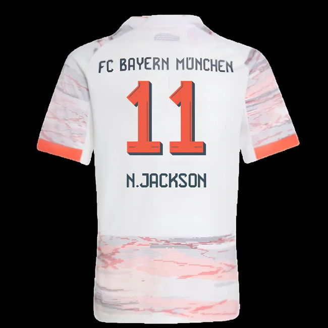 2025-2026 Bayern Munich Away Shirt (Kids) (N.Jackson 11)
