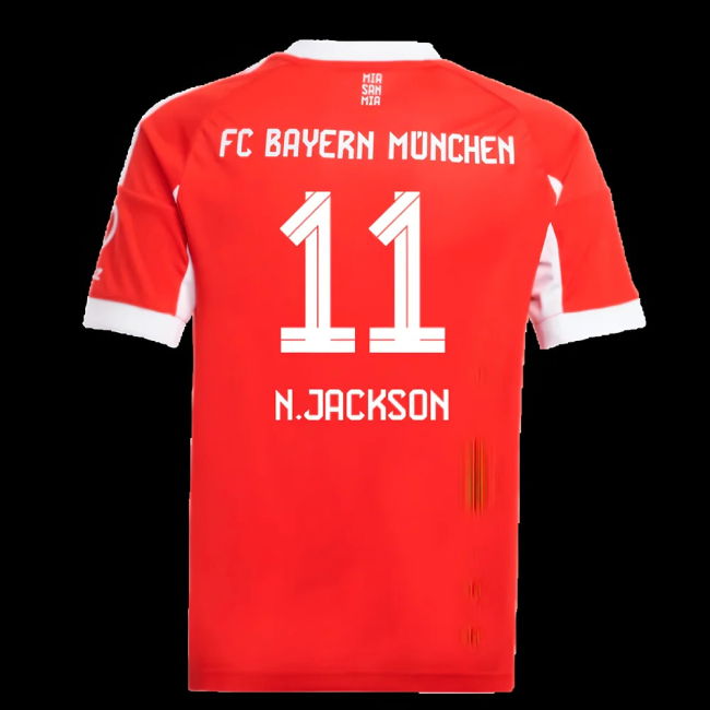 2025-2026 Bayern Munich Home Shirt (Kids) (N.Jackson 11)