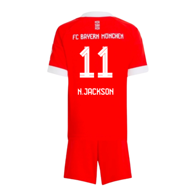 2025-2026 Bayern Munich Home Mini Kit (N.Jackson 11)