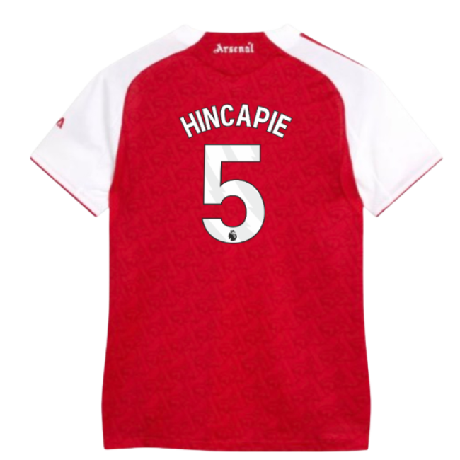 2025-2026 Arsenal Authentic Home Shirt (Womens) (Hincapie 5)