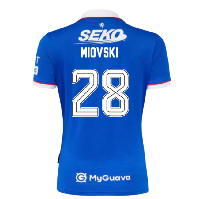 2025-2026 Rangers Home Shirt (Miovski 28)