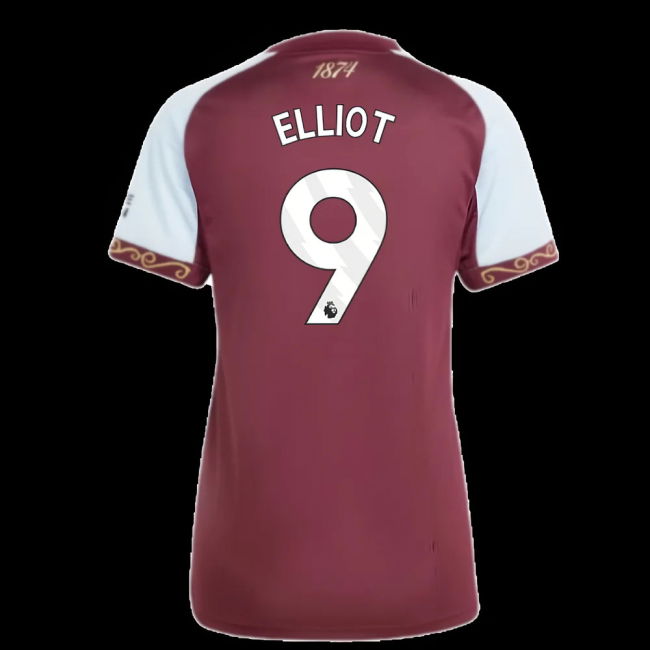 2025-2026 Aston Villa Home Shirt (Womens) (Elliot 9)