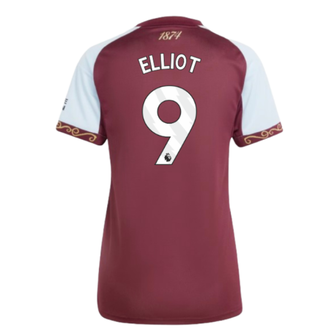 2025-2026 Aston Villa Home Shirt (Womens) (Elliot 9)