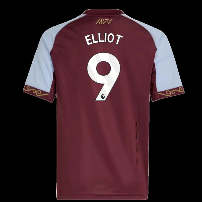 2025-2026 Aston Villa Home Shirt (Kids) (Elliot 9)