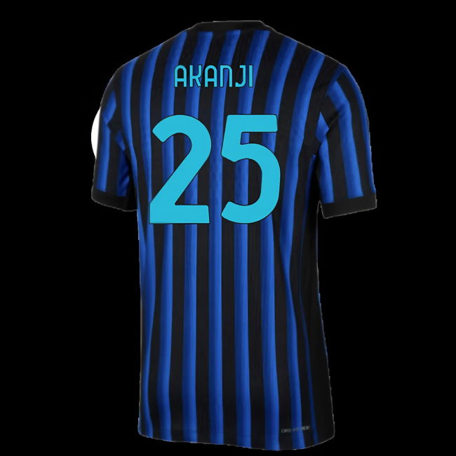 2025-2026 Inter Milan Home Authentic Dri-Fit ADV Shirt (Akanji 25)