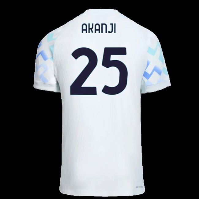 2025-2026 Inter Milan Authentic Away Shirt (Akanji 25)