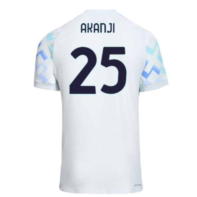 2025-2026 Inter Milan Authentic Away Shirt (Akanji 25)