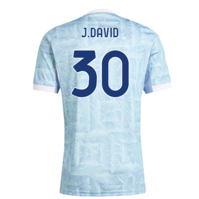 2025-2026 Juventus Away Shirt (J.David 30)