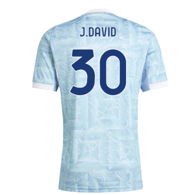 2025-2026 Juventus Away Shirt (J.David 30)