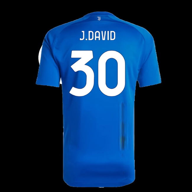 2025-2026 Juventus UBP Jersey (Royal) (J.David 30)
