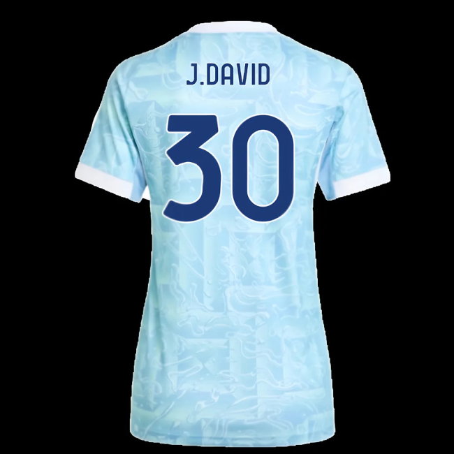 2025-2026 Juventus Away Shirt (Womens) (J.David 30)