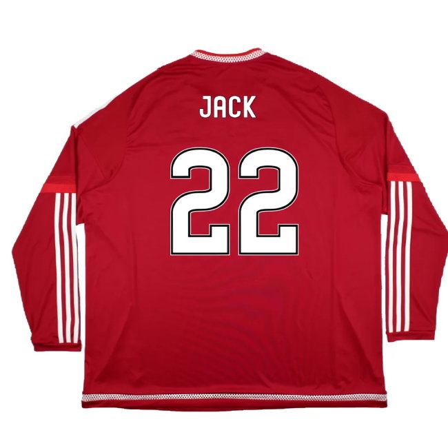 Aberdeen 2015-2016 Home Long Sleeve (3XL) (Excellent) (Jack 22)
