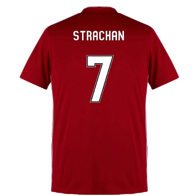 Aberdeen 2019-20 Home Shirt (XS) (Excellent) (Strachan 7)