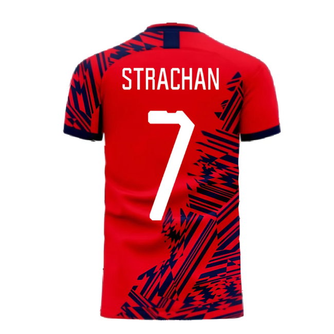 Aberdeen 2025-2026 Home Concept Football Kit (Libero) (STRACHAN 7)