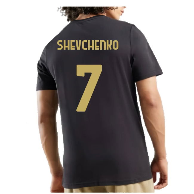 AC Milan 125th Anniversary ftblCulture Tee (Black) (Shevchenko 7)